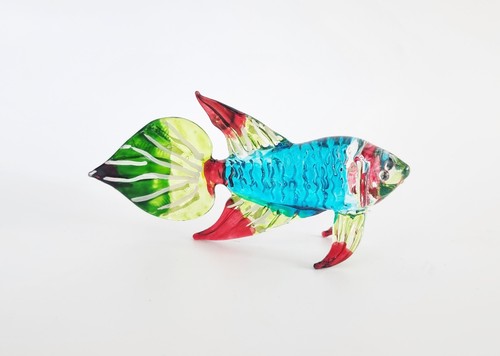 Statuina pesce betta soffiato - statuina,