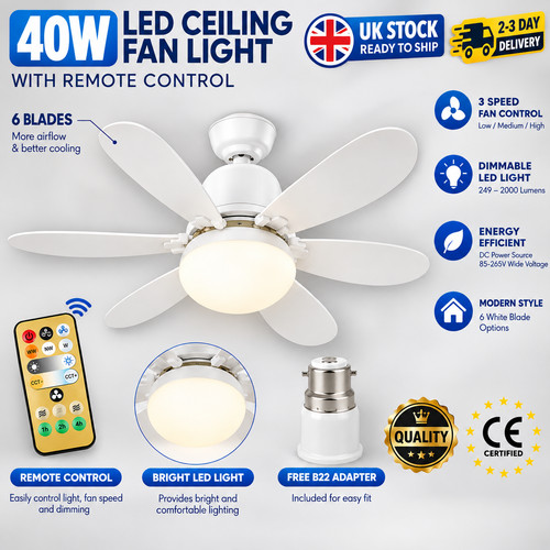 Ventilatore soffitto 40w - ventilatore, da